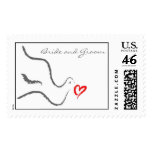 Weddding Dove Postage Stamp