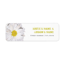 Wedding Address Label - Daisy