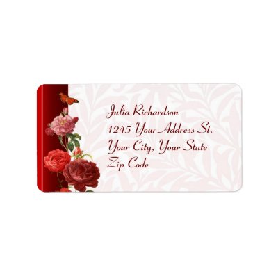 wedding address labels