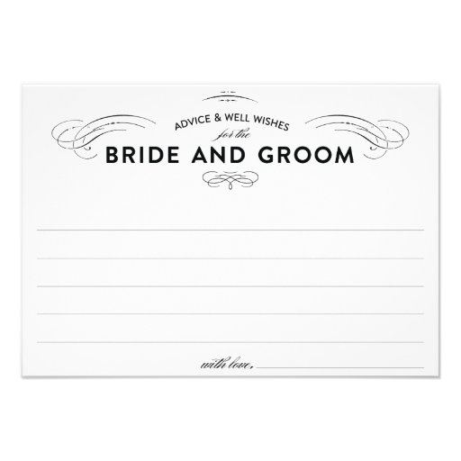 Wedding Advice Cards
