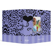 Wedding Album Blue Paisley Engagement Photo binder