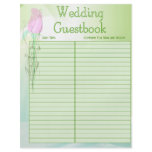 Wedding Album Guestbook Pages Custom Flyer