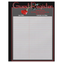 Wedding Album Guestbook Pages Personalized Flyer
