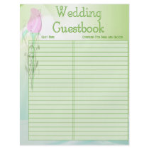 Wedding Album Guestbook Pages Personalized Flyer
