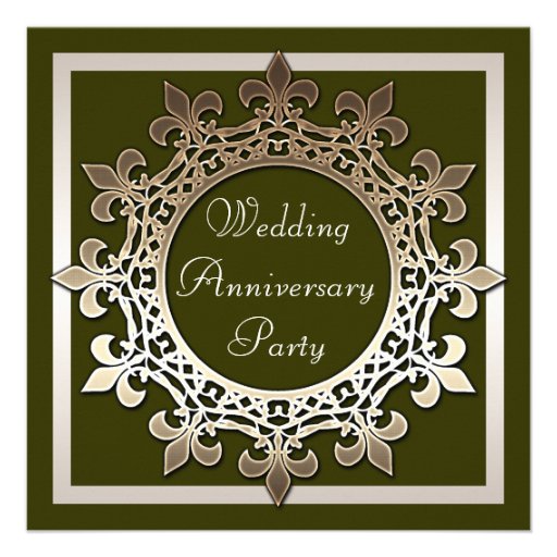 Wedding Anniversary Announcements (front side)