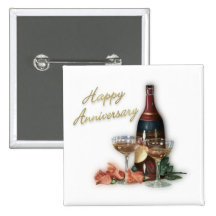 Wedding Anniversary Button