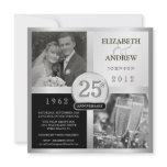 Wedding Anniversary - Elegant Photo Invitations