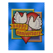 Wedding Anniversary Gifts Post Card