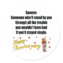 wedding anniversary marriage stickers