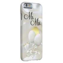 wedding, anniversary, mate, barely, iphone, case, mr., mrs., bridal shower, text message, [[missing key: type_casemate_cas]] with custom graphic design