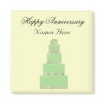 Wedding Anniversary Memento magnets