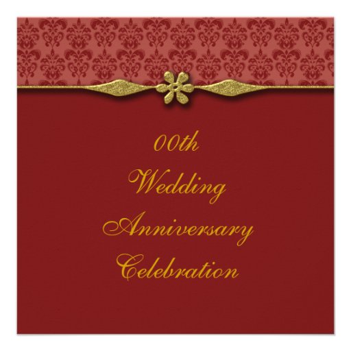 Wedding Anniversary Party Invitation