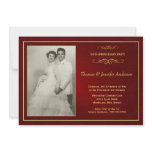 Wedding Anniversary Photo Invitations - 50th