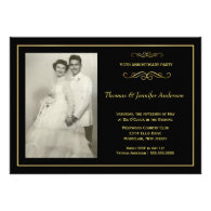 Wedding Anniversary Photo Invitations - 50th