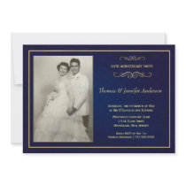 Wedding Anniversary Photo Invitations - 60th, 50th