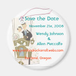Wedding art,  November 21st, 2008,... - Customized Refrigerator Magnets