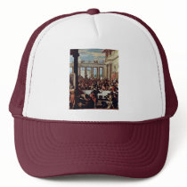 Wedding At Cana By Ricci Sebastiano Mesh Hats