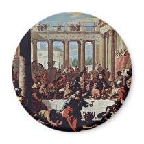 Wedding At Cana By Ricci Sebastiano Refrigerator Magnets