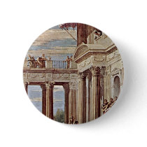 Wedding At Cana, Detail By Ricci Sebastiano Pinback Buttons