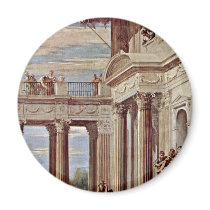 Wedding At Cana, Detail By Ricci Sebastiano Fridge Magnets