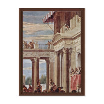 Wedding At Cana, Detail By Ricci Sebastiano Postcard