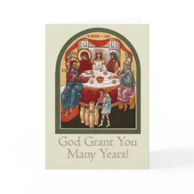 Wedding at Cana Greeting Card