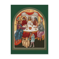 Wedding at Cana Prayer Card Postcards