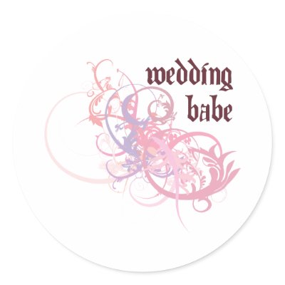 Wedding Babe Sticker