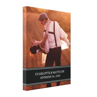 Wedding Picture Canvas on Wedding Banner Wedding Canvas Stretched Canvas Print From Zazzle Com