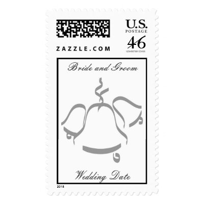 Wedding Bell Postage Stamp