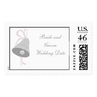 Wedding Bell Postage Stamp