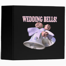 Wedding Bells 3 3 Ring Binders