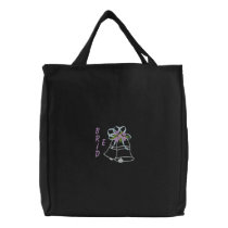 Wedding Bells BRIDE Tote embroidered bags