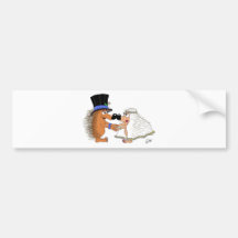 Wedding Bells. Bumper Stickers