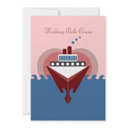 Wedding Bells Cruise Invitation invitation