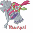 ladies_fitted_polo - Pretty pastel Wedding bells embroidered on tshirts, jackets and hoodies for the Bride and her wedding party.: Sizes  Available colors: white