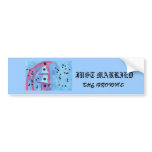 Wedding Bells, Just Married Bumpersticker bumper stickers