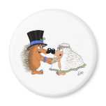 Wedding Bells. Magnets
