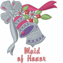 Wedding Bells - Maid of Honor embroidered shirts by WedThreads Wedding Bells - Maid of Honor embroidered shirts