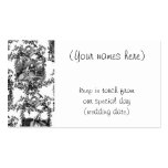 Wedding black toile- address cards business cards