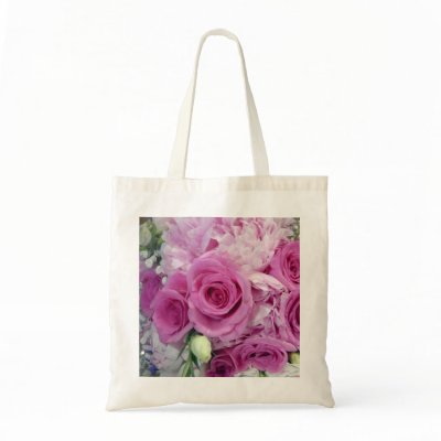 Wedding bouquet canvas bags