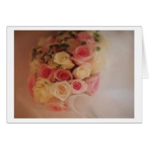 Wedding bouquet cards
