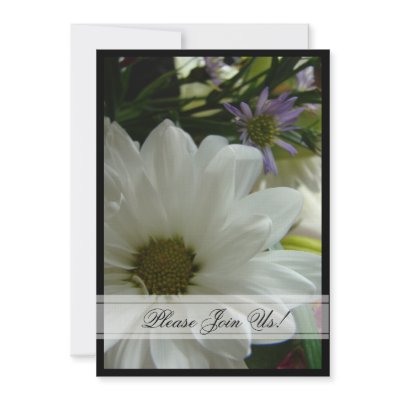 Wedding Bouquet Personalized Invite