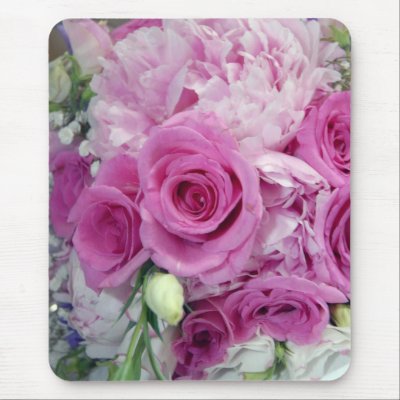 Wedding bouquet mousepad