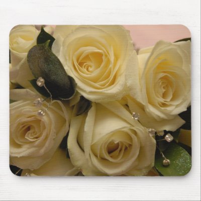 Wedding bouquet mousepads
