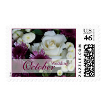 Wedding Bouquet • October Wedding Stamp by SabineStGreetings Wedding Bouquet • October Wedding Stamp