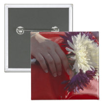 Wedding Bouquet Pinback Buttons