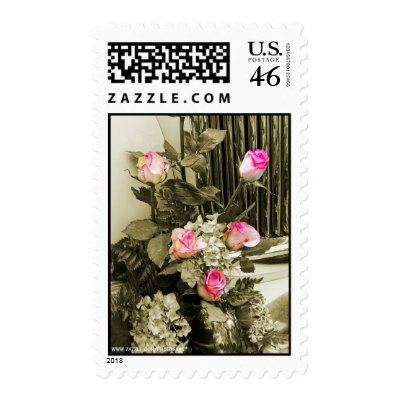 Wedding Bouquet Postage Stamps