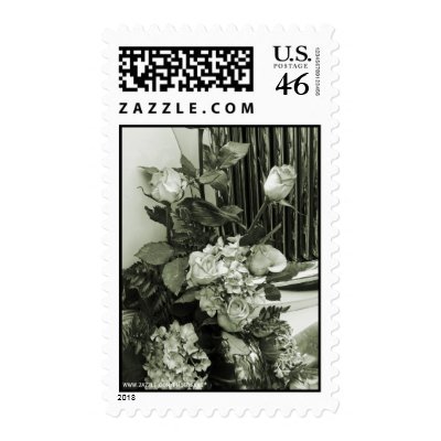 Wedding Bouquet Postage Stamps