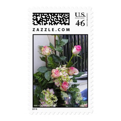Wedding Bouquet Postage Stamps